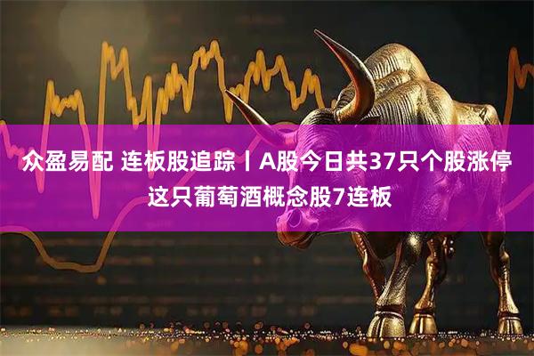 众盈易配 连板股追踪丨A股今日共37只个股涨停 这只葡萄酒概念股7连板